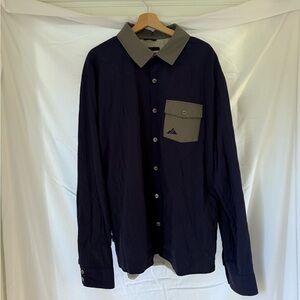 Strafe button up ski shirt